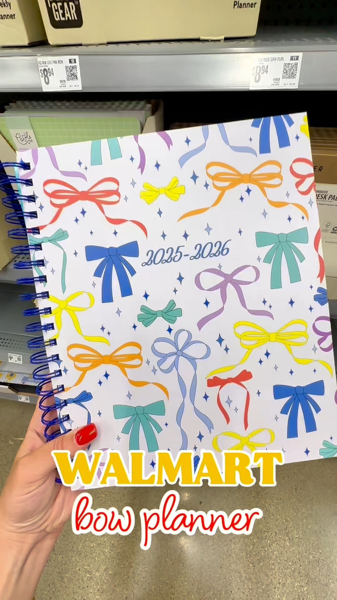 Walmart $9 bow monthly planner ✨🫶🏼

#LTKFindsUnder50 #LTKFindsUnder100 #LTKStyleTip