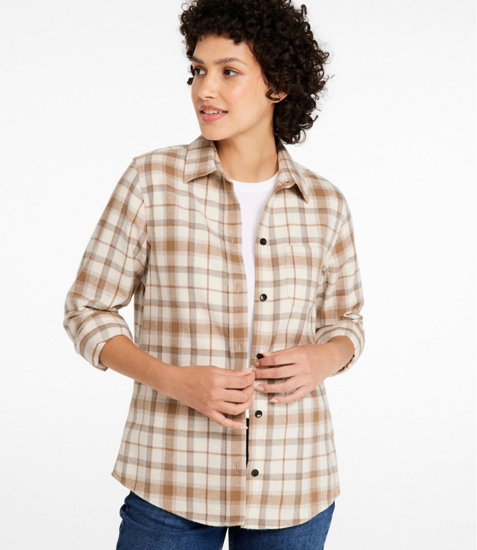 Women's Scotch Plaid Flannel Shirt, Relaxed | L.L. Bean