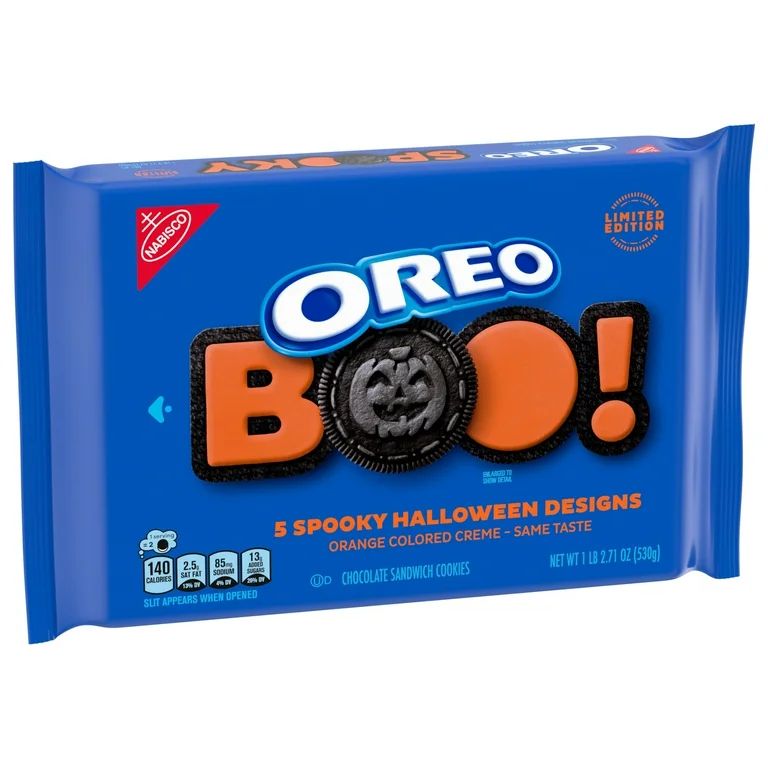 OREO Orange Creme Chocolate Sandwich Cookies, Limited Edition, Halloween Cookies, 18.71 oz | Walmart (US)