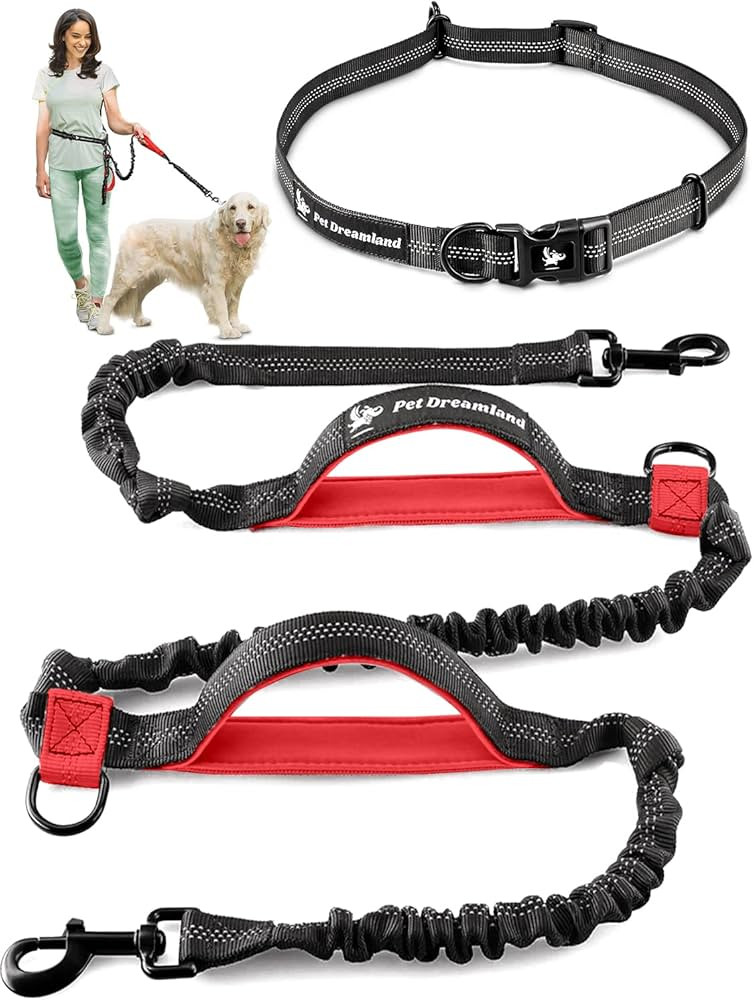 Exquisite Hands Free Dog Leash for Large Dogs | Waist Leash for Dog Walking | Dog Running Leash |... | Amazon (US)