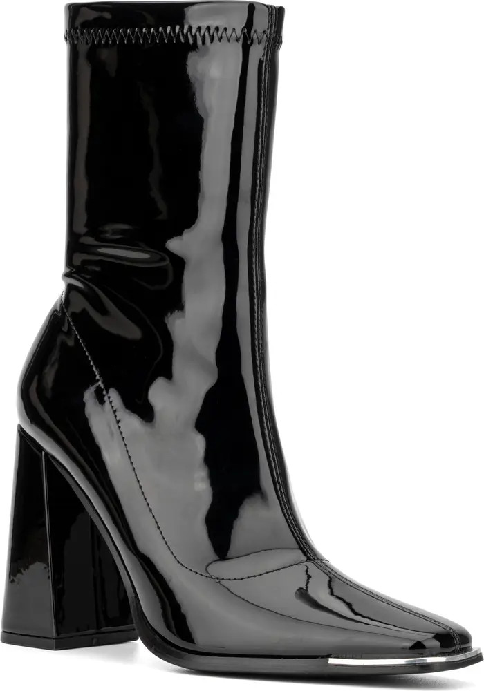 NEW YORK AND COMPANY Zana Patent Boot (Women) | Nordstromrack | Nordstrom Rack