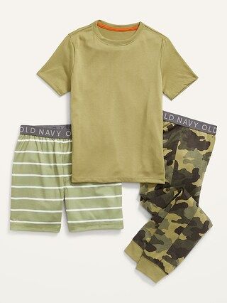 Gender-Neutral 3-Piece Pajama Set for Kids | Old Navy (US)