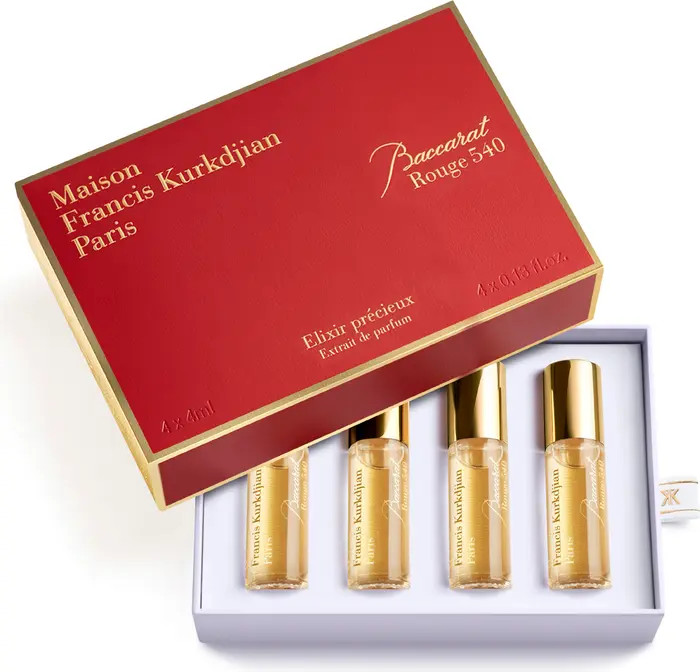 Maison Francis Kurkdjian Baccarat Rouge 540 Elixir 4-Piece Roll-On Extrait de Parfum Set | Nordst... | Nordstrom