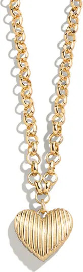 BaubleBar Heart of Gold Pendant Necklace | Nordstrom | Nordstrom