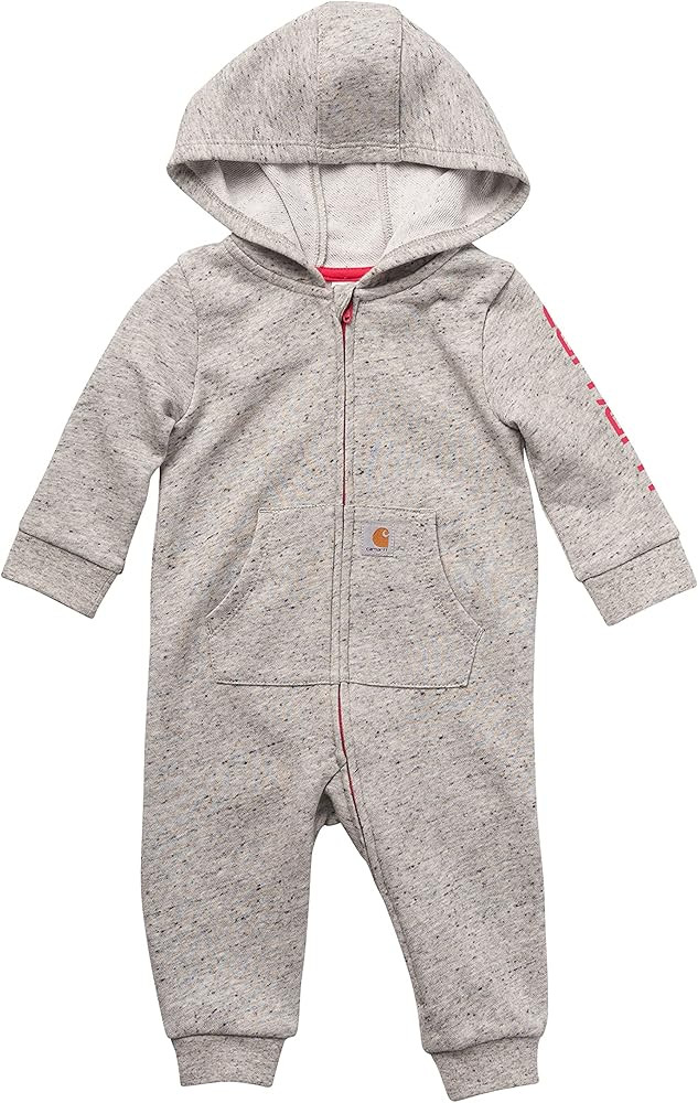 Carhartt baby-girls Knit Long Sleeve Hoodneck Coverall | Amazon (US)