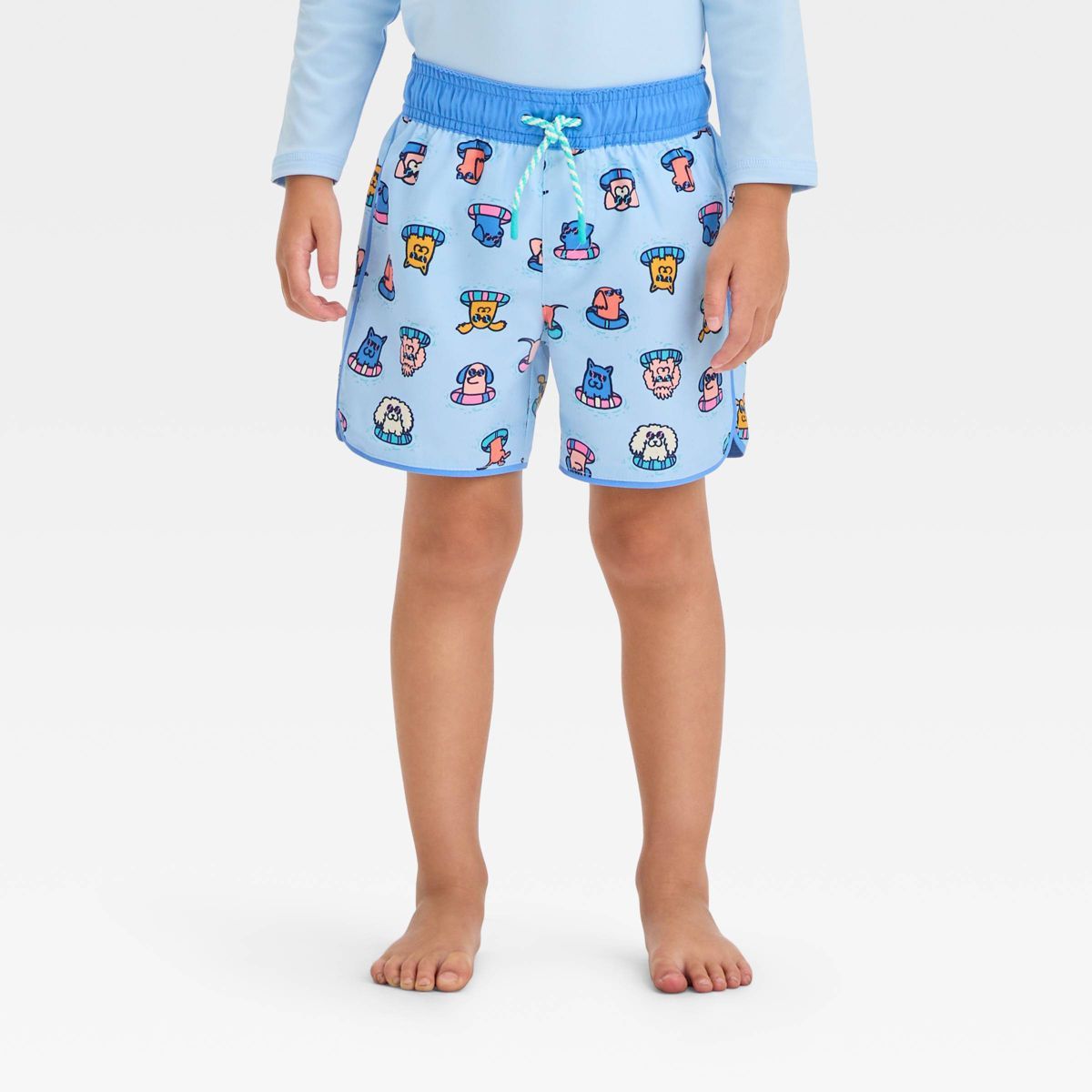Toddler Boys' Dolphin Hem Swim Trunk - Cat & Jack™ | Target