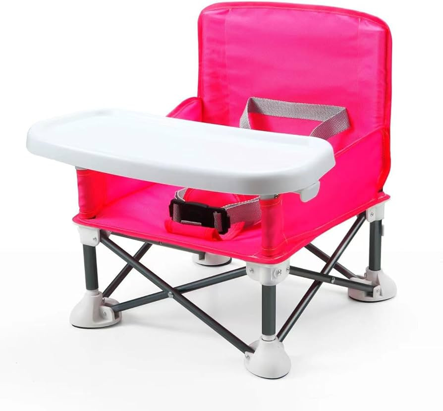 PandaEar Portable Travel Booster Seat with Tray| Folding Baby Seat Booster High Chair for Dining ... | Amazon (US)