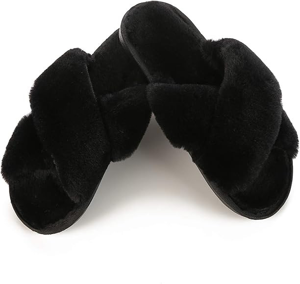 Women's Bedroom Slippers Comfort Four Season Classy Indoor Spa Slide Shoes | Amazon (US)