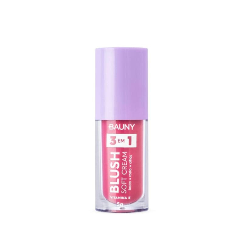 Blush Líquido Soft Cream 3 em 1 Bauny 5g Princess | Beleza Na Web (BR)