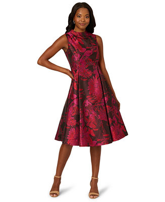 Women's Sleeveless Mock Neck Dress | Macy's