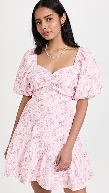 Textured Floral Mini Dress | Shopbop