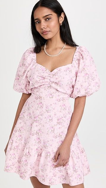 Textured Floral Mini Dress | Shopbop