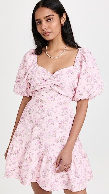 Textured Floral Mini Dress | Shopbop