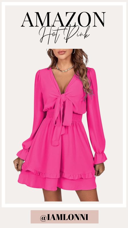 Amazon hot pink!

Hot pink outfit, spring outfit, mini dress, spring dress, midi dress, cargo pants, top, heels, sandals, purse, earrings, beach dresss

#LTKfindsunder50 #LTKstyletip #LTKSeasonal