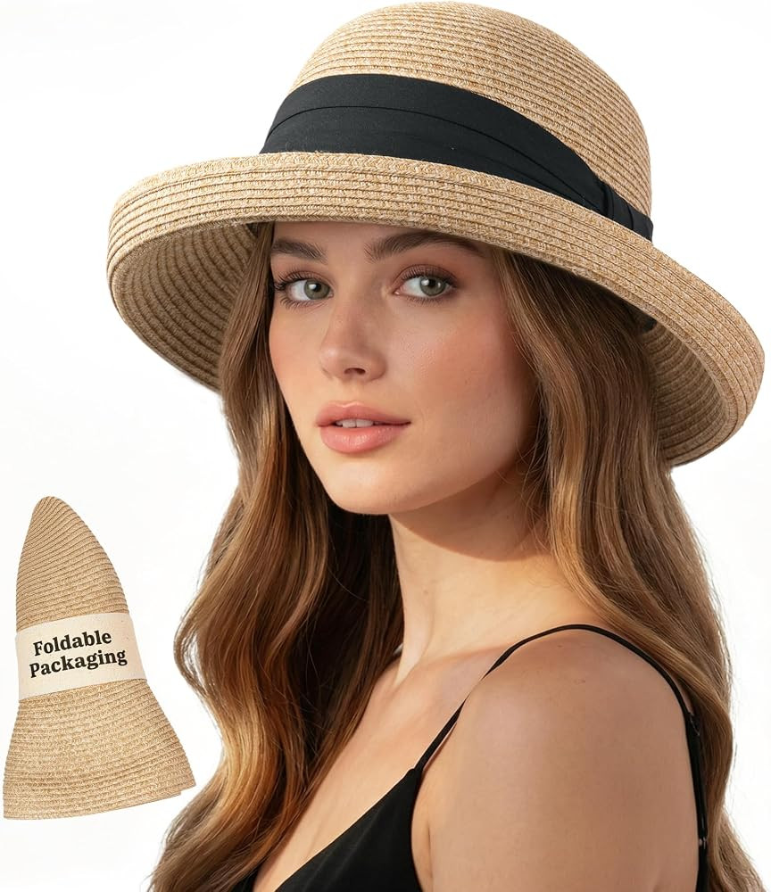 FURTALK Sun Hats for Women UPF 50+ Packable Bucket Hats for Travel & Daily Sophisticated Vintage ... | Amazon (US)