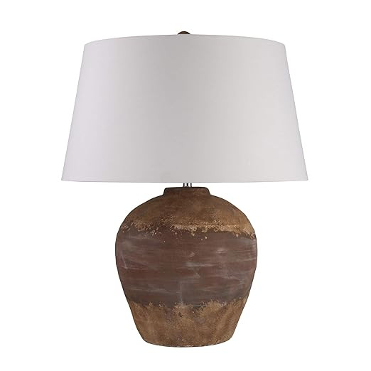 Sagebrook Home 50415 Ceramic 28" Urn Table Lamp, Brown | Amazon (US)