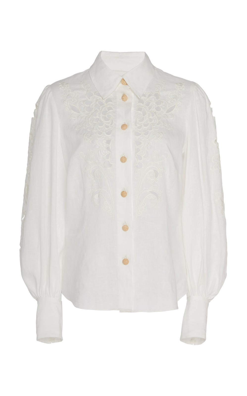 Broderie Anglaise Linen Shirt | Moda Operandi Global