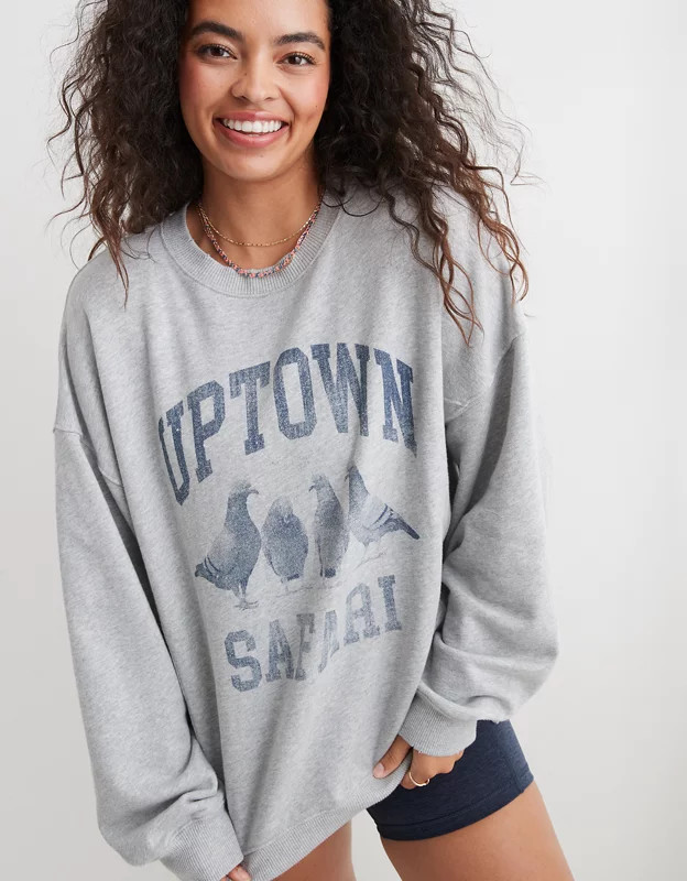 Aerie The Chill Crew Sweatshirt | Aerie