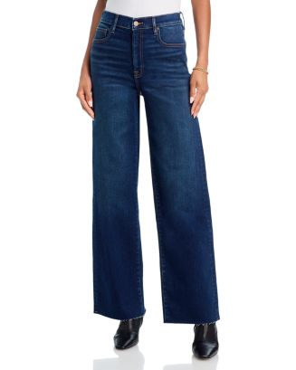 Dad High Rise Wide Leg Jeans in Dark Wash - Exclusive | Bloomingdale's (US)