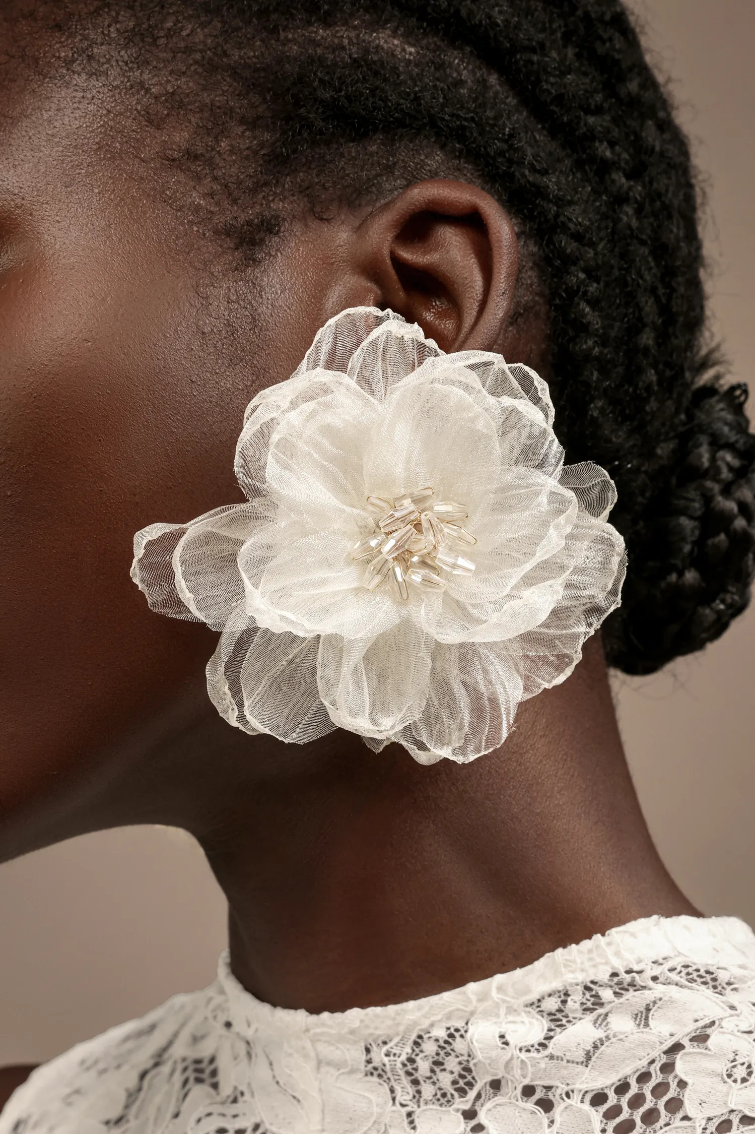 Myrna Flowers Yarn Earrings | Bellabarnett Affiliate Marketing