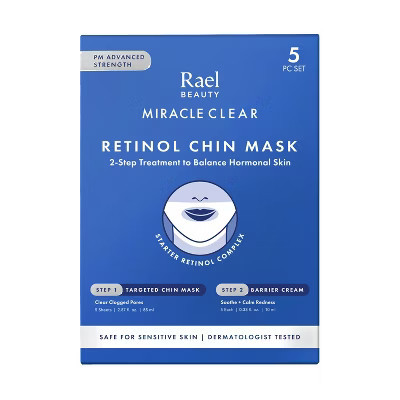 Rael Beauty Miracle Clear Retinol Chin Masks - 5ct | Target