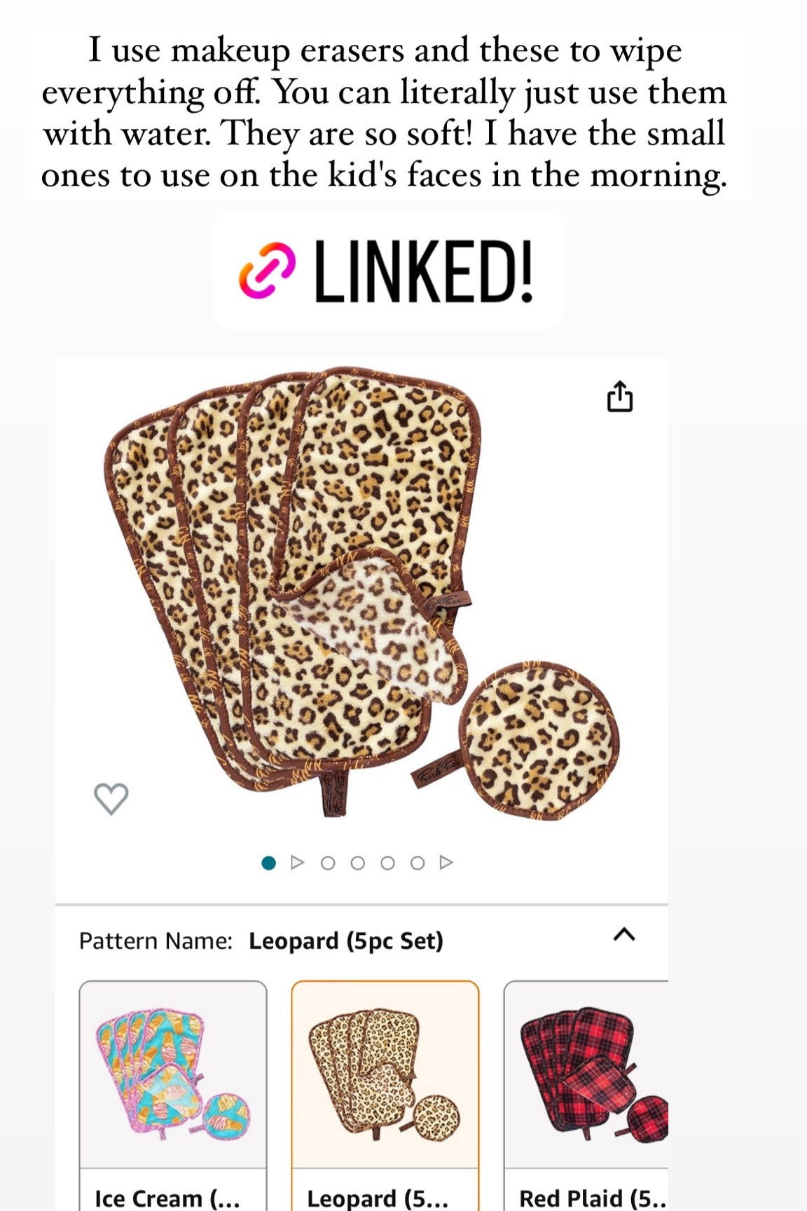 Makeup remover / face cloths. Toss them in the washer and they are as good as new🙌🏻 so soft!