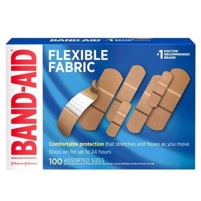 Band-Aid Flexible Fabric - 100ct | Target