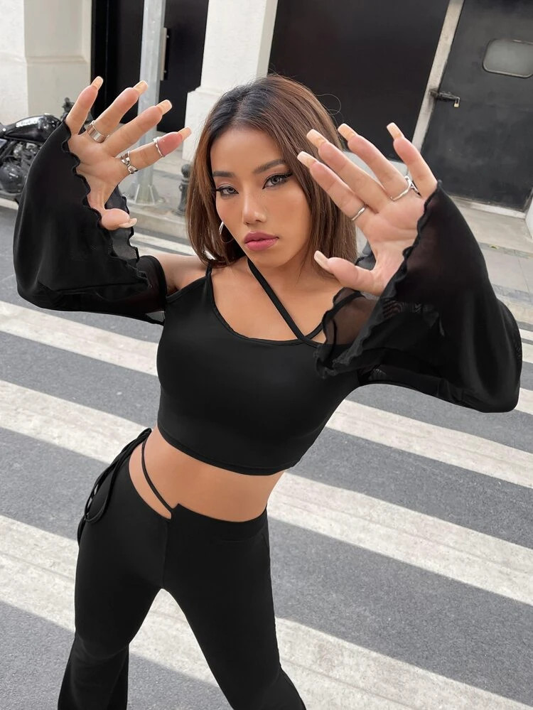 Casual Vlak T-shirt | SHEIN