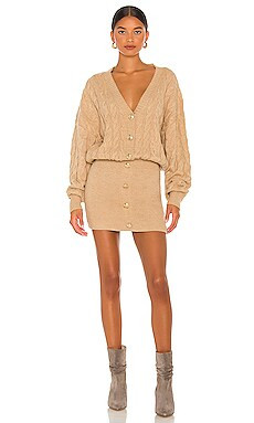 retrofete Tala Dress in Beige from Revolve.com | Revolve Clothing (Global)