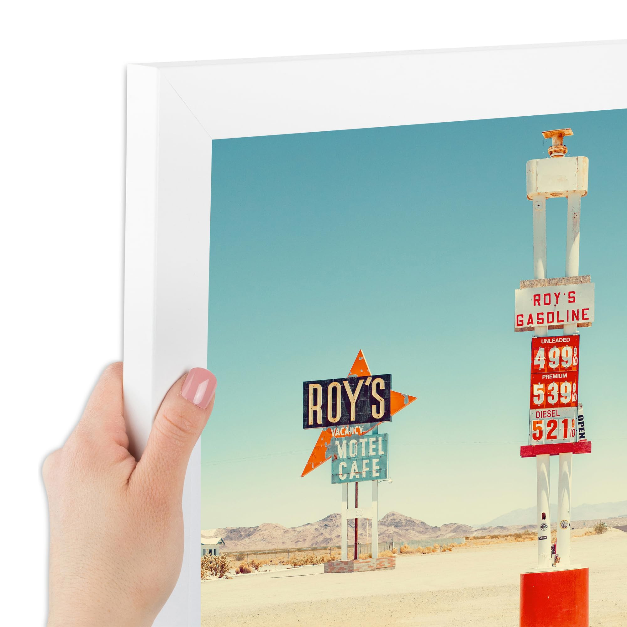 ArtToFrames 25x25 Inch White Picture Frame, This 1.25 Inch Custom MDF Poster Frame is Soft White,... | Amazon (US)