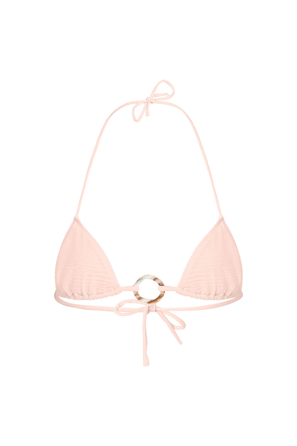 orb praia top in ballet seersucker | Tropic of C