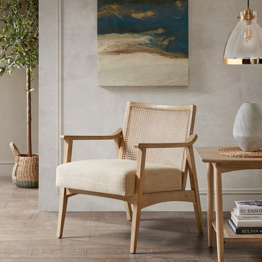 INK+IVY Kelly Light Brown Lounge Chair (As Is Item) | Bed Bath & Beyond