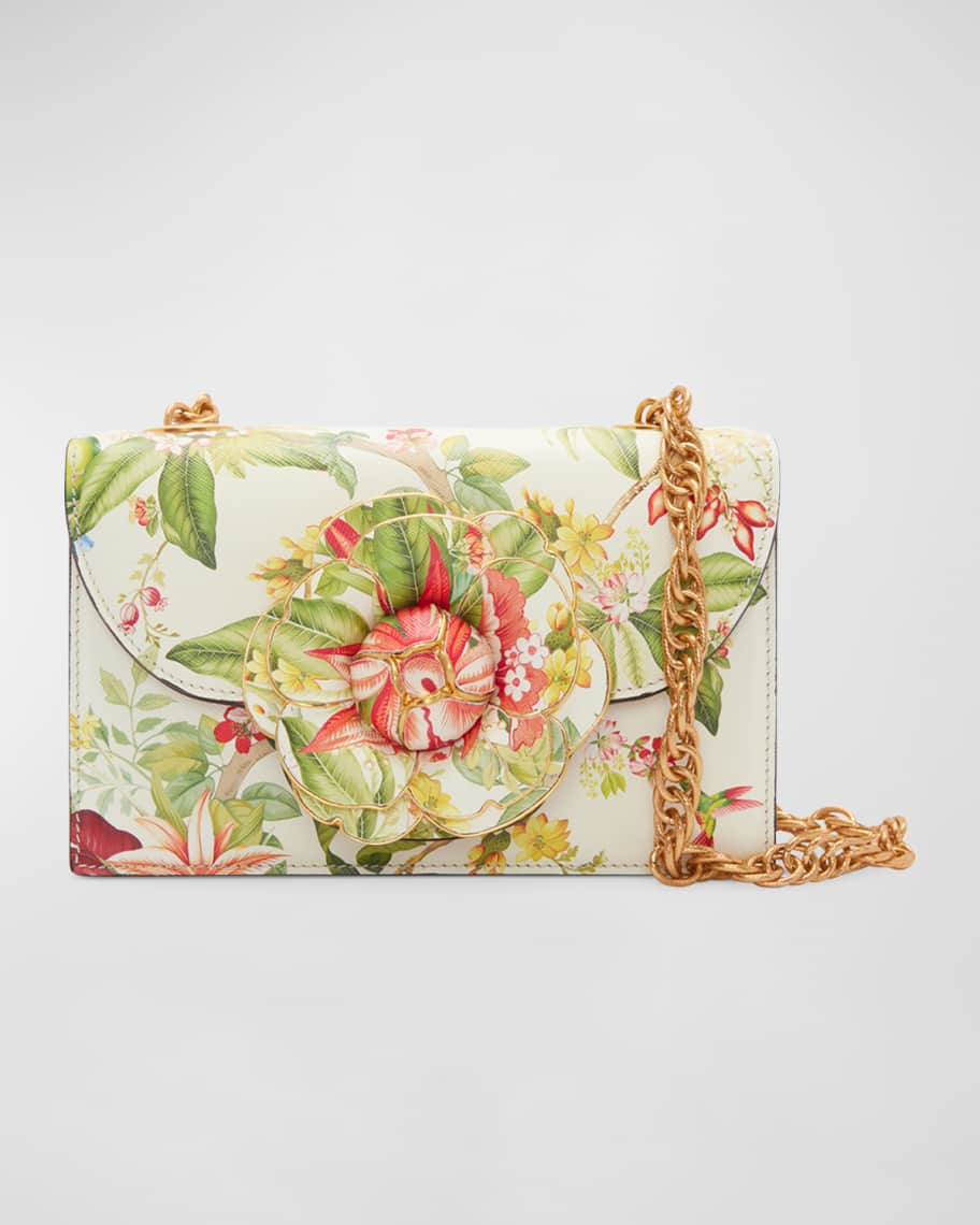 Classic Tro Flower Crossbody Bag | Neiman Marcus
