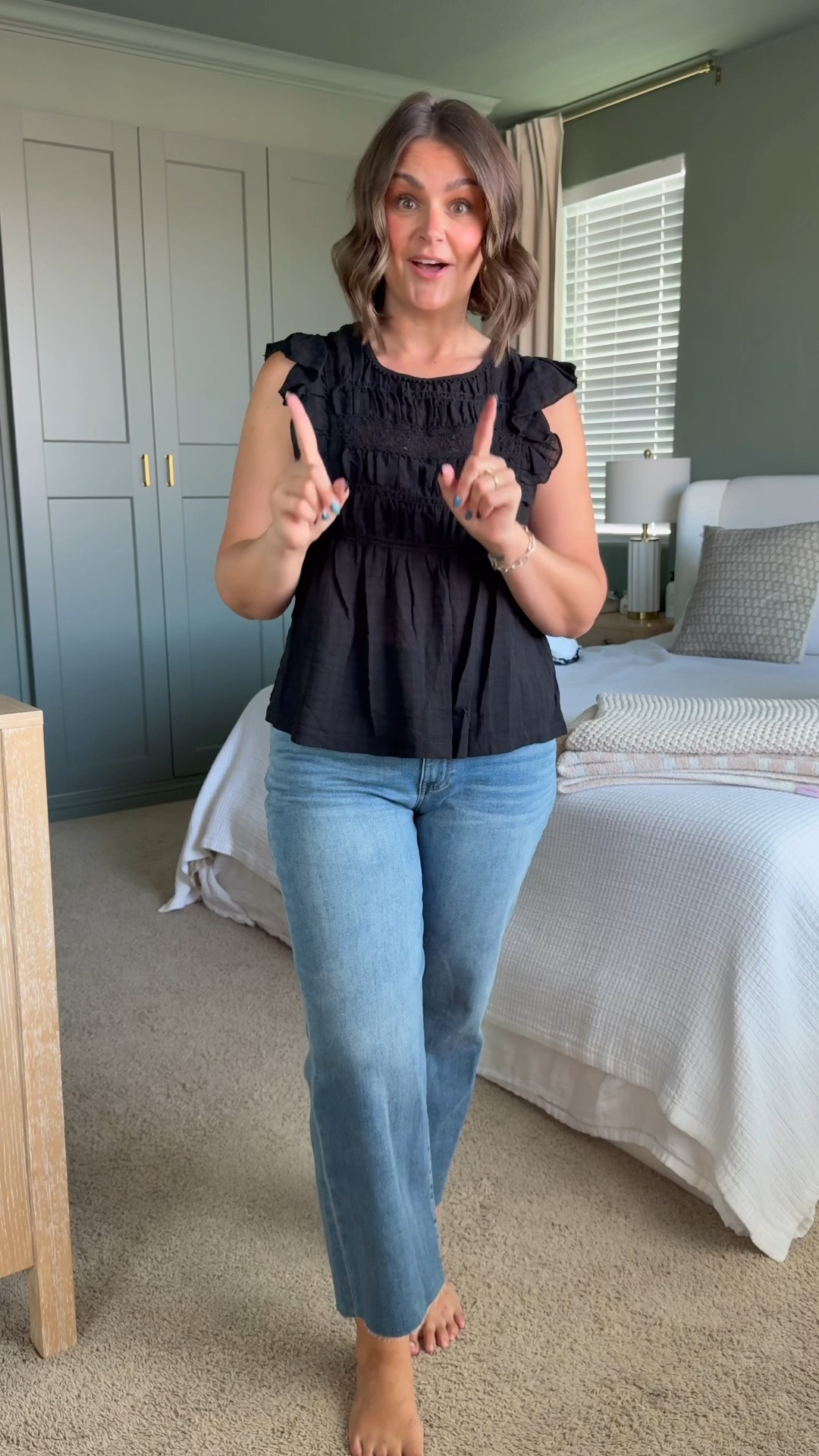 @nordstromrack summer haul!
Black top, medium
Jeans, true size 12
Green cardigan, large
Green wide leg pants, XL (sized up 1)
Skort, XL (sized up 1)
Athletic top, large
Athletic jacket, large

Size 12, midsize, try on haul, #nordstromrackpartner #rackscore

#LTKgrwm #LTKstorytime #LTKMidsize