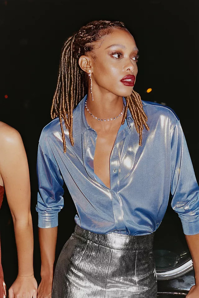 By Anthropologie Shine Shirt | Anthropologie (US)