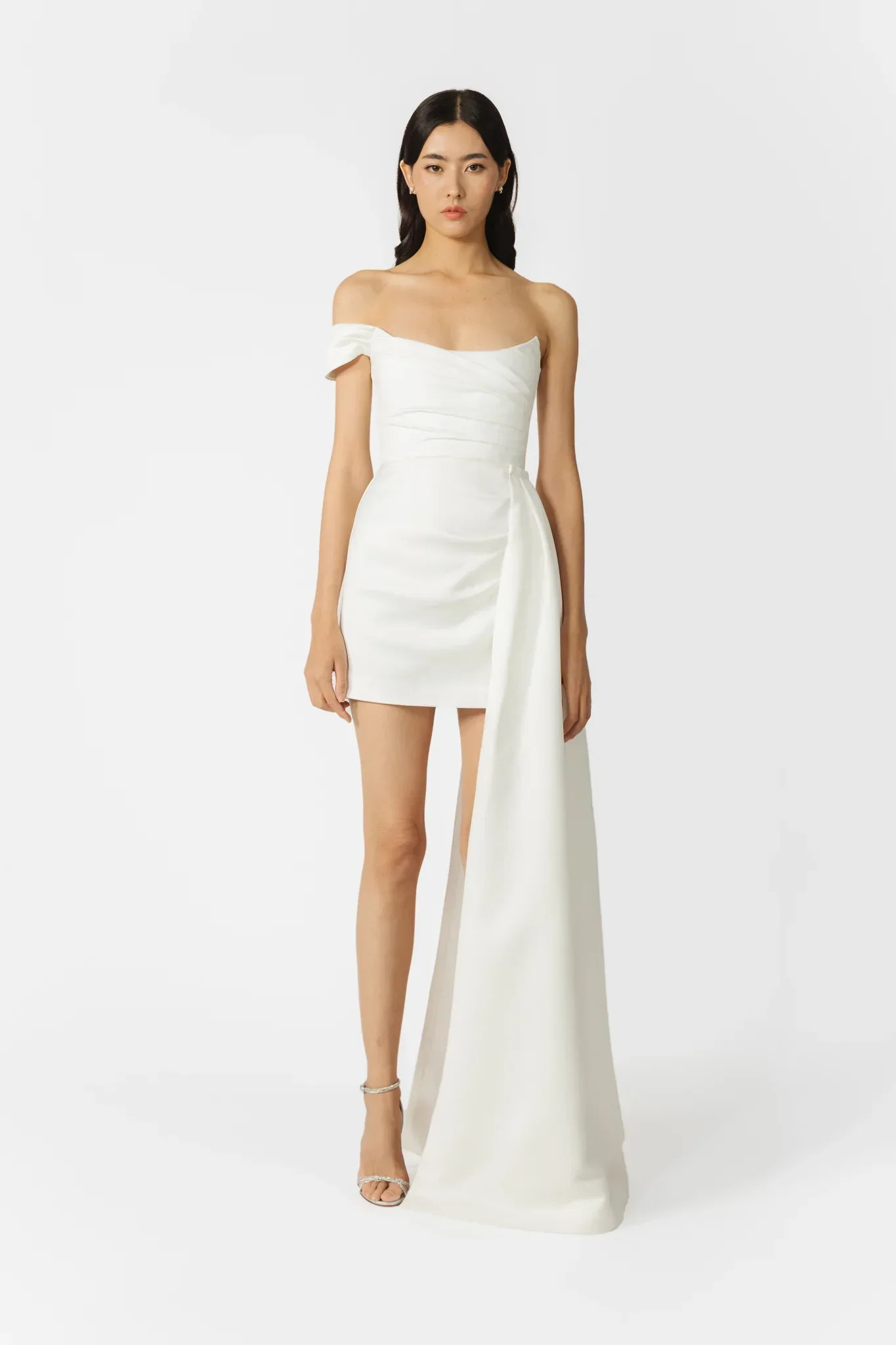 Brenda Satin Mini Dress | Sau Lee