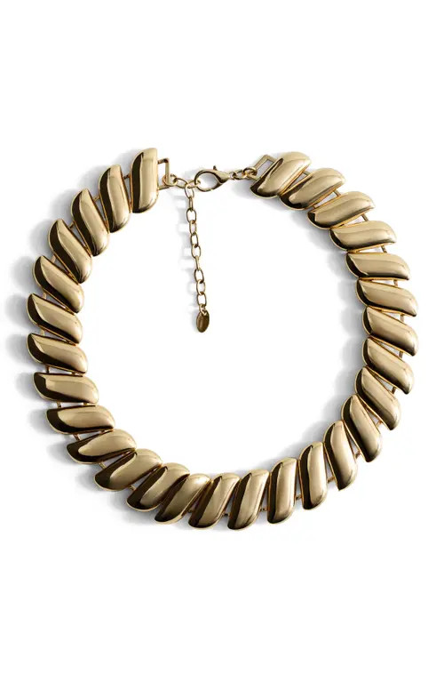 MANGO Link Necklace in Gold at Nordstrom | Nordstrom