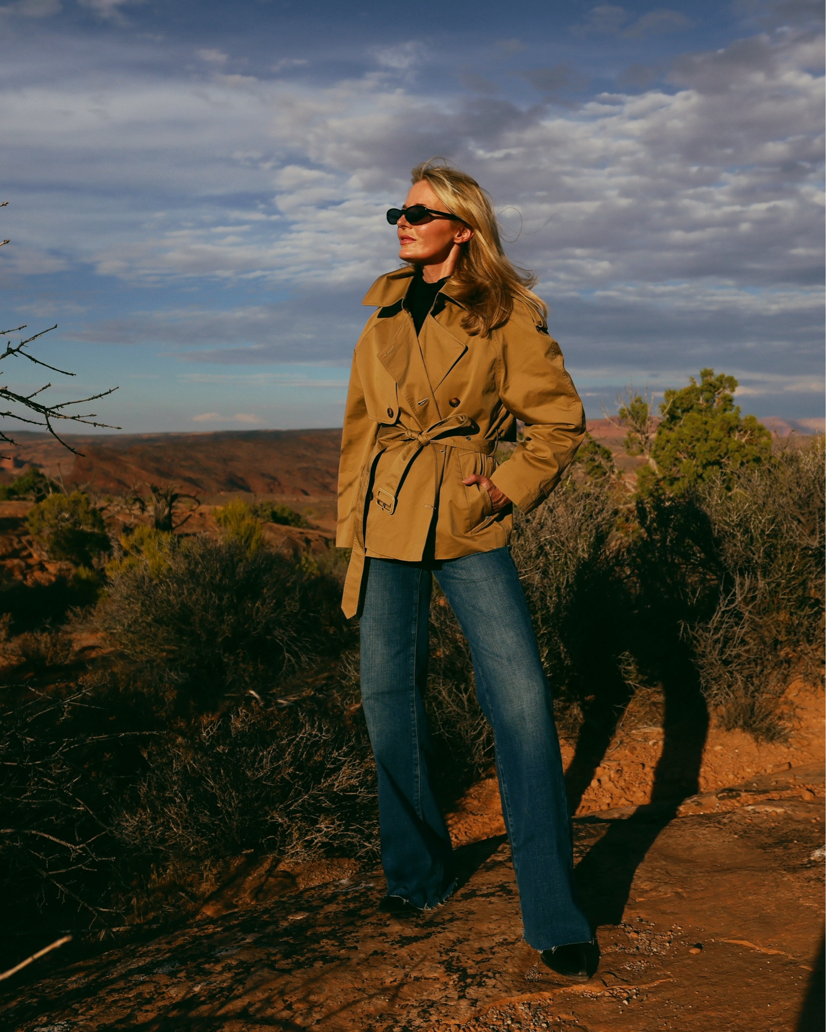 Love this modern cropped trench for the perfect go-to fall jacket! Fits TTS. 

#LTKStyleTip #LTKSeasonal #LTKTravel