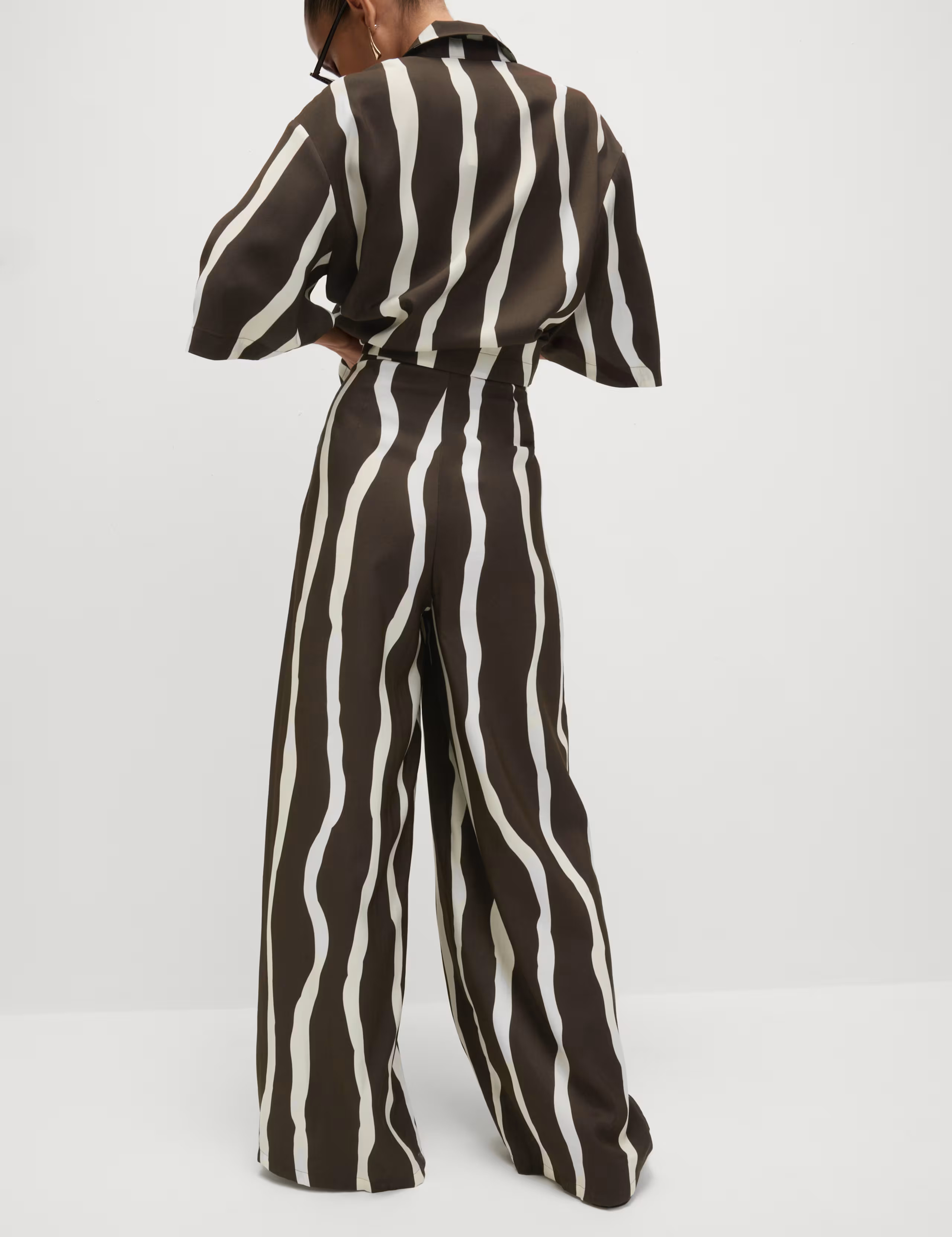 Printed Wide Leg Trousers | M&S Collection | M&S | Marks & Spencer (UK)