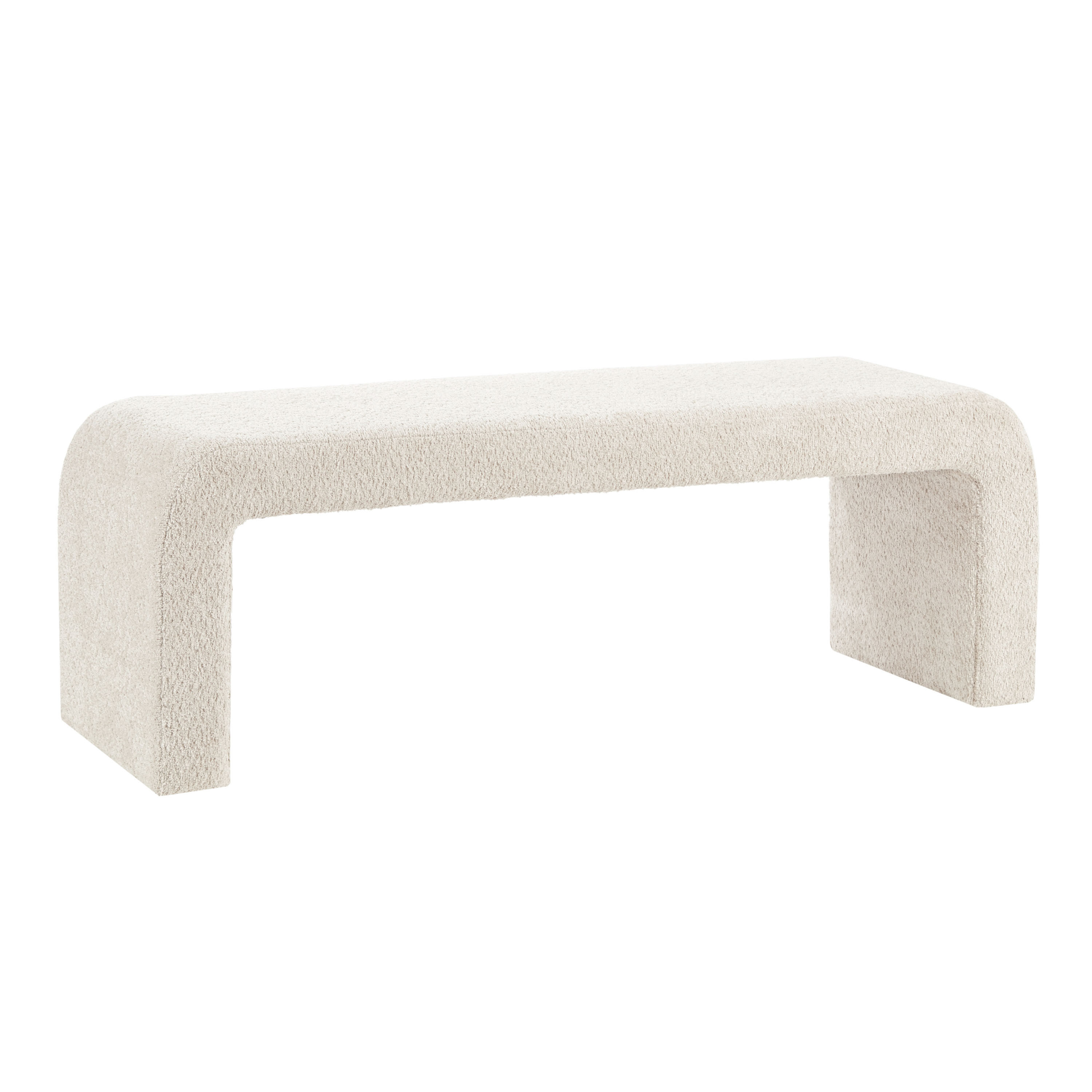 Lalaria Boucle Waterfall Bench | World Market