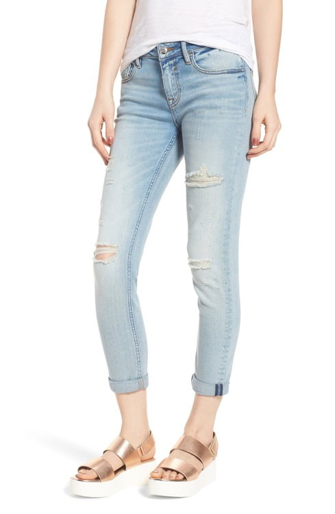 Vigoss Thompson Tomboy Distressed Skinny Jeans | Nordstrom