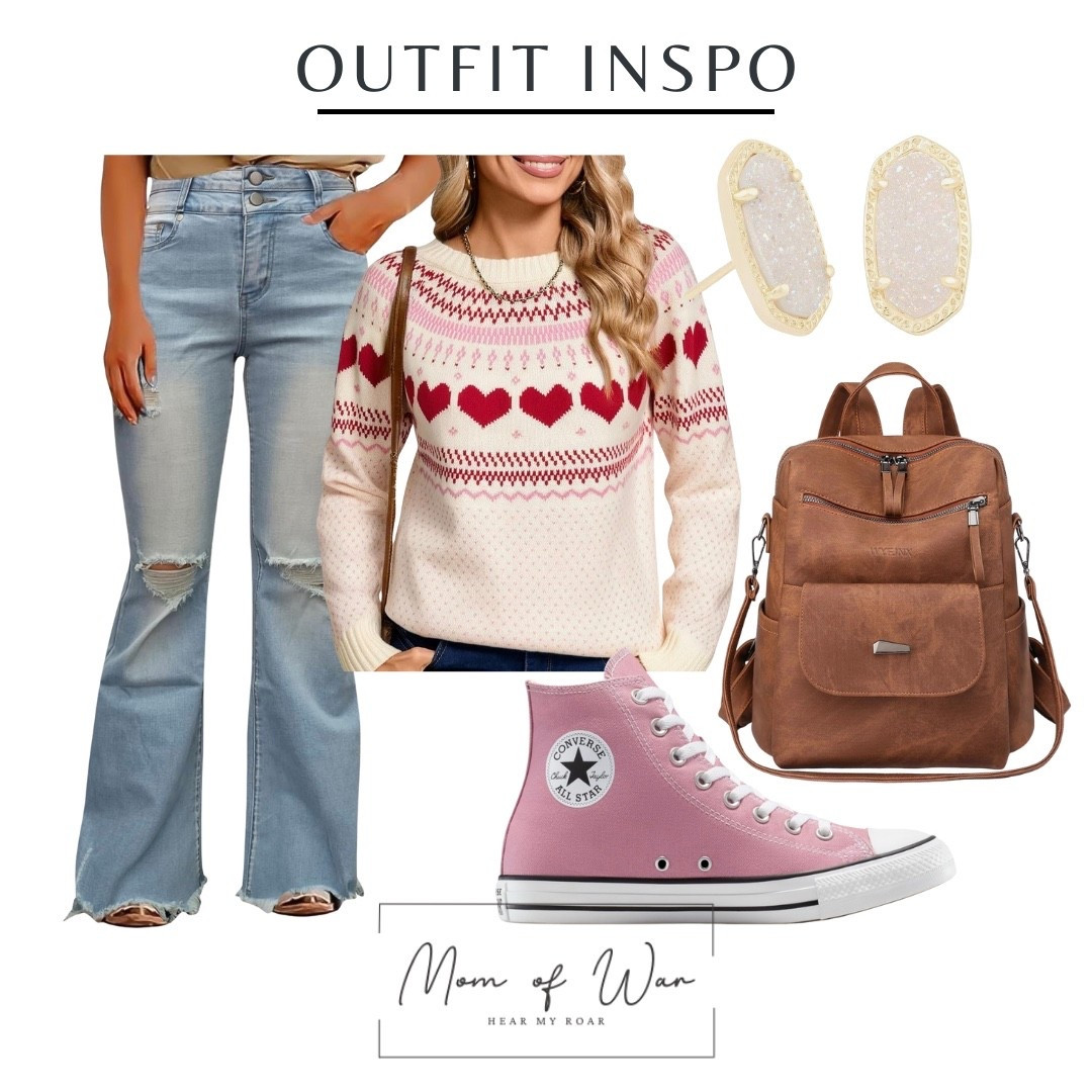 Love these heart print sweaters! Perfect for a casual Valentine’s look. 

#LTKHoliday