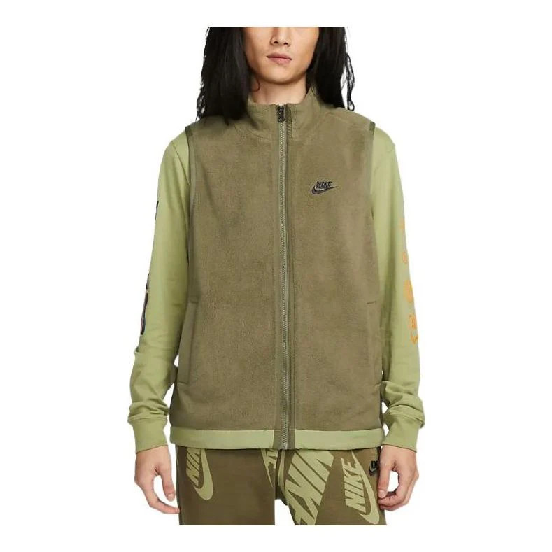 Nike Club Fleece Winter Vest 'Green' | KICKS CREW