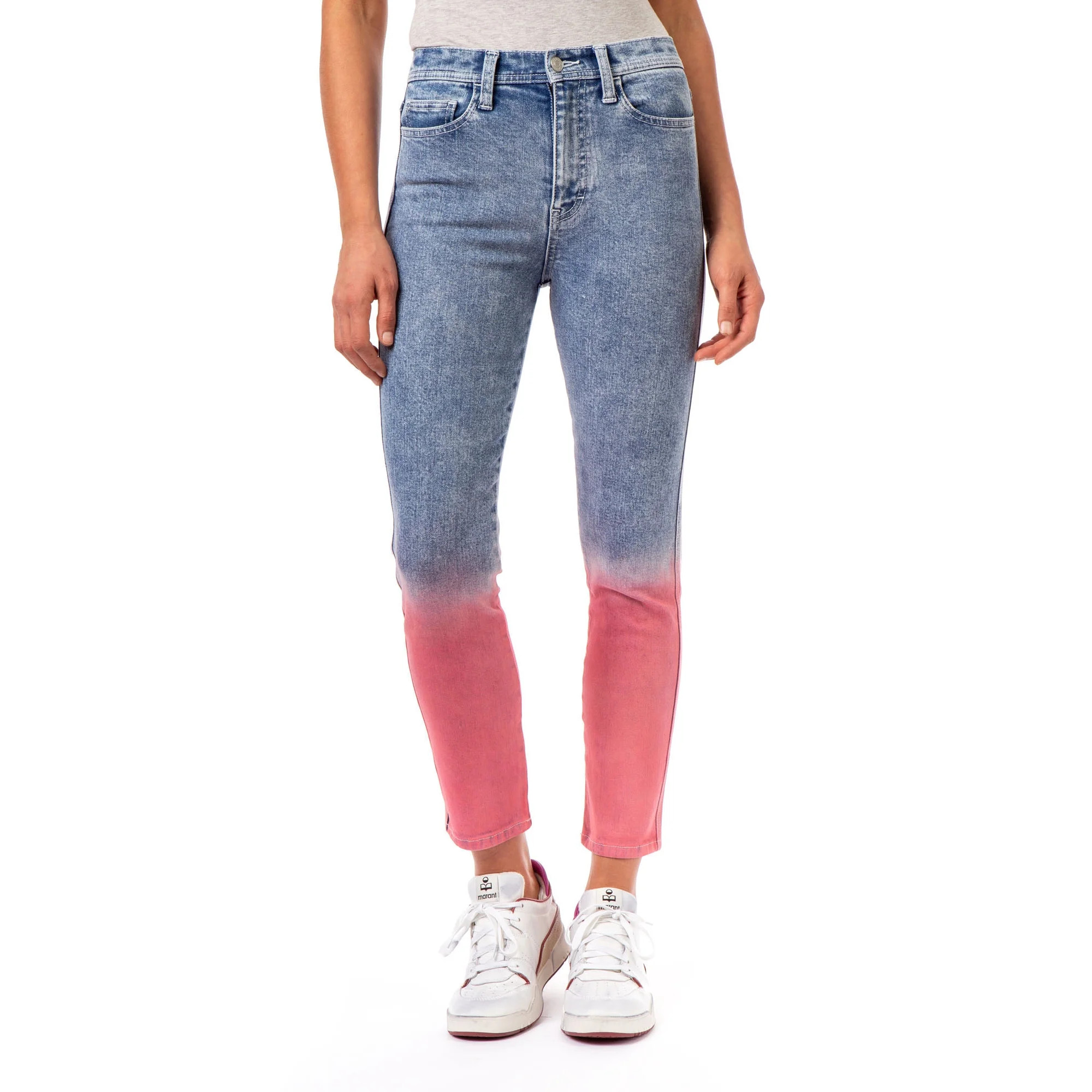 Jordache Vintage Molly High Rise Acid Ombre Skinny Jean Women's | Walmart (US)