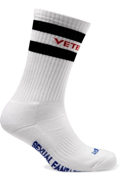 Vetements - Cotton-blend Socks - White | NET-A-PORTER (UK & EU)