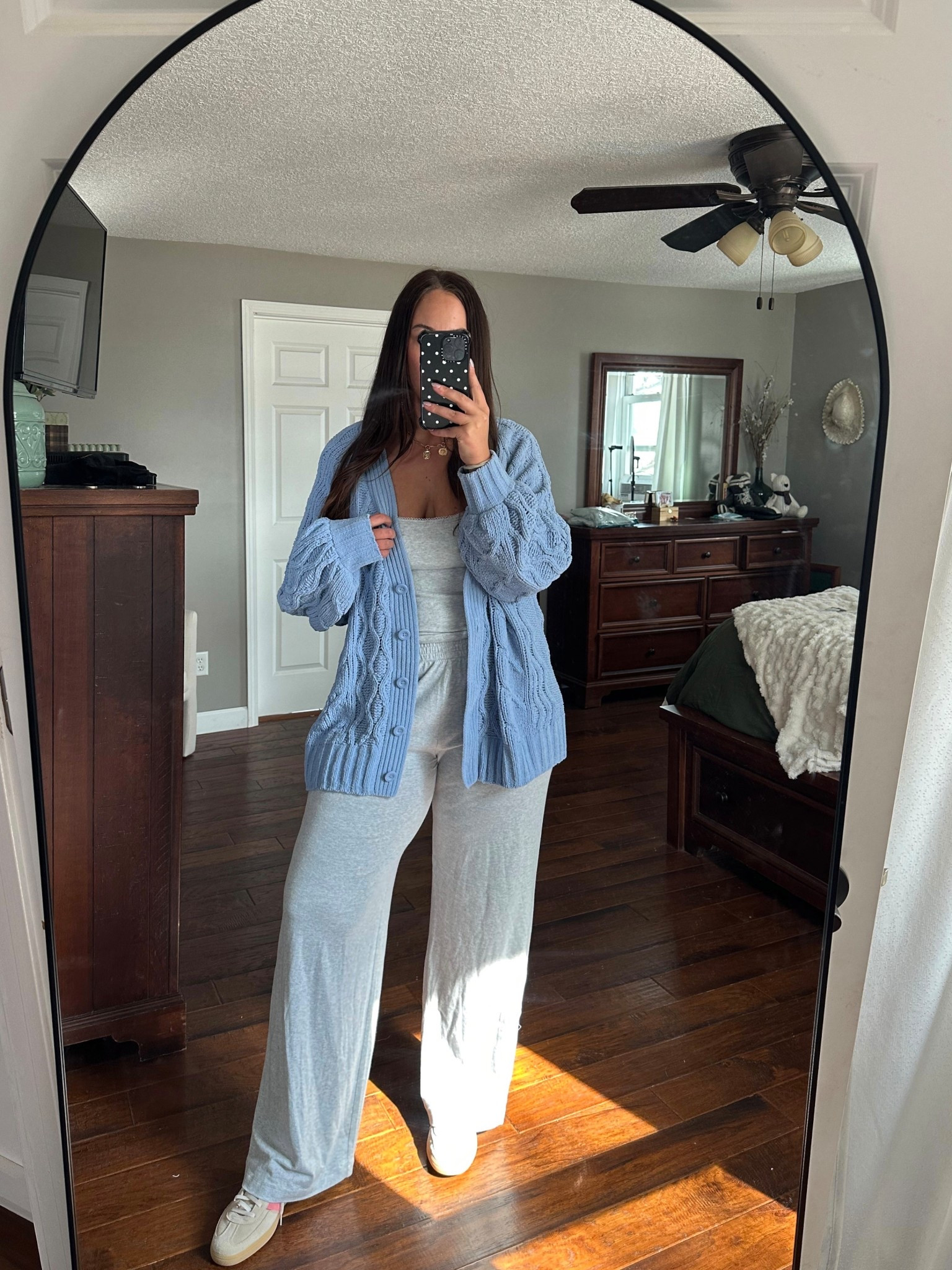 Abercrombie lounge set - pants come in long lengths! Wearinglarge long and large in the top. 
Aerie cardigan - large 

Aerie real
Aeriespring fashion
Abercrombie set
Abercrombie style
Midsize spring outfits

#LTKTall #LTKMidsize #LTKootd