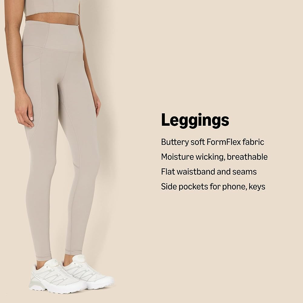 Amazon Essentials Women's Active FormFlex Buttery Soft High Waist Yoga Workout Leggings | Amazon (US)