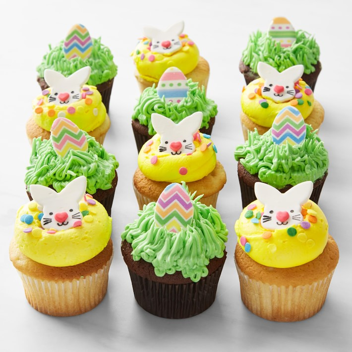 Georgetown Cupcake Hoppy Easter Chocolate and Vanilla Cupcakes | Williams-Sonoma