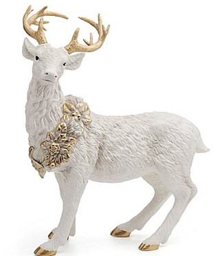 Fitz And Floyd Holiday Bonita Standing Deer Figurine | Dillard's