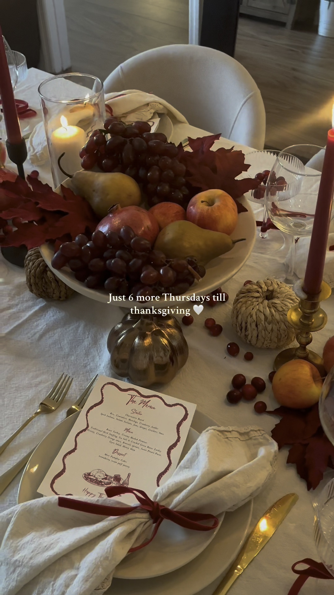 Last year's Thanksgiving table decor 🍷🍂 #thanksgiving #thanksgivingtable #thanksgivingvibes #fyp #pintrest #pintrestaesthetic #vintagedecore #thanksgivingtabledecor #thanksgivingdinner #thanksgivingdecorideas #thanksgivingtablesetup

#LTKHome #LTKFindsUnder50 #LTKSeasonal